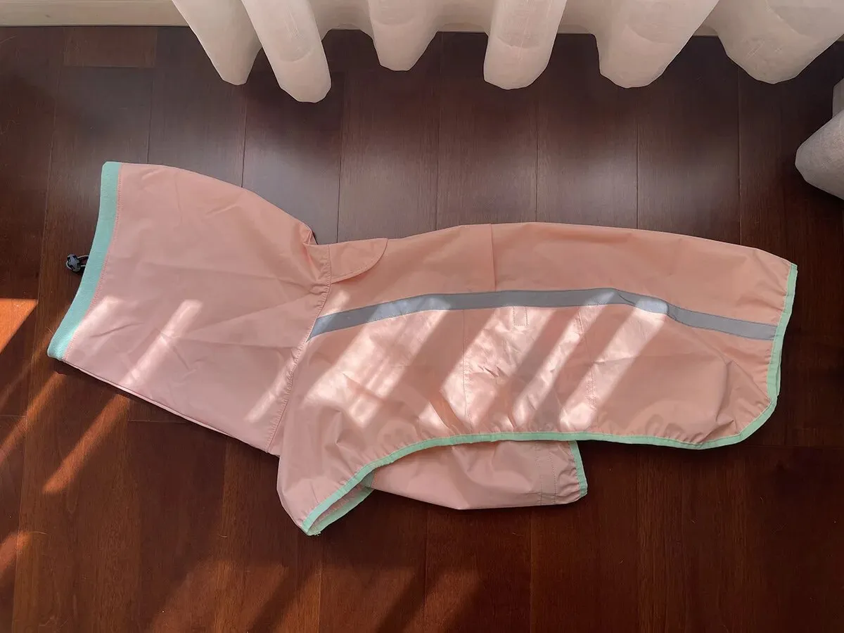 Reflective Dog Raincoat Waterproof Windproof Cat Jacket Jumpsuit