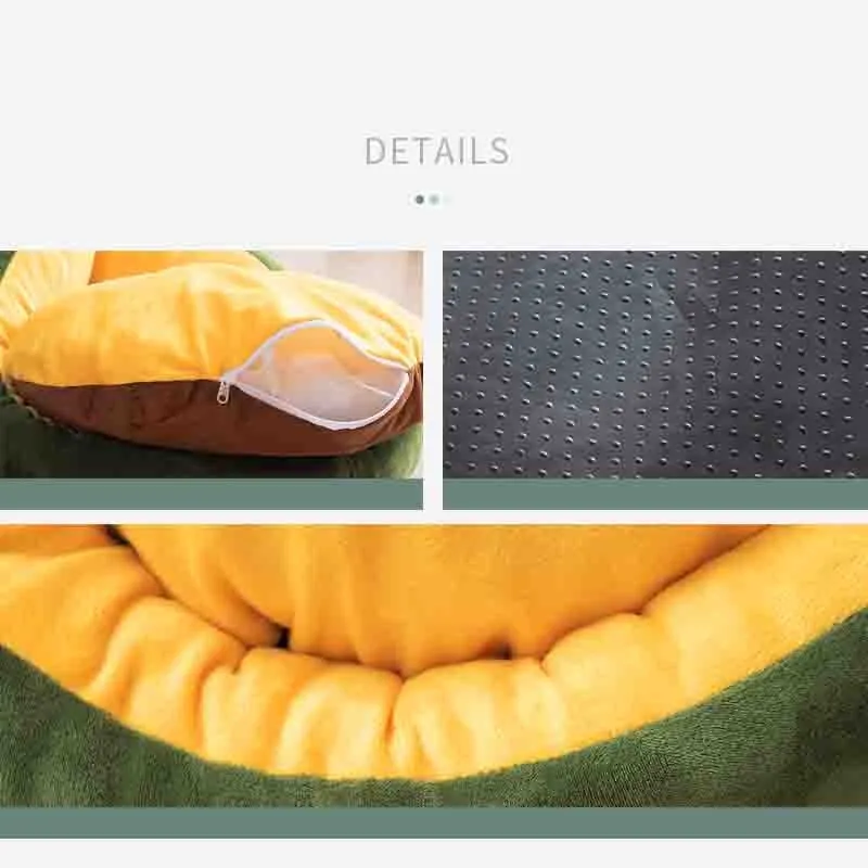 SHUANGMAO Pet Cat Dog Bed House for Cats Indoor Warm Frog Small Dog Sleep Mat Kitten Kennel Beds Cute Nest Soft Supplies