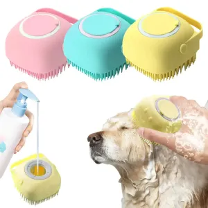Soft Silicone Pet Bath Brush
