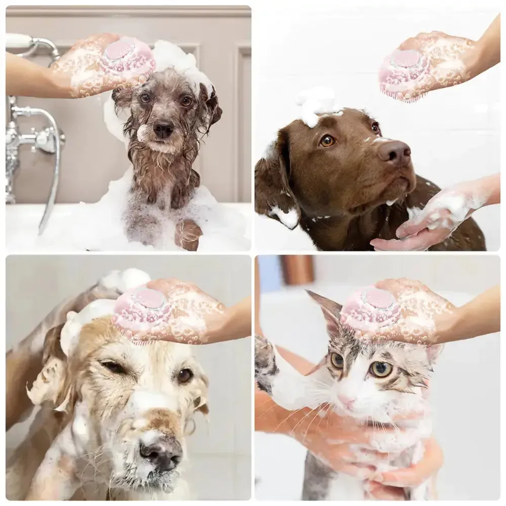 Soft Silicone Pet Bath Brush