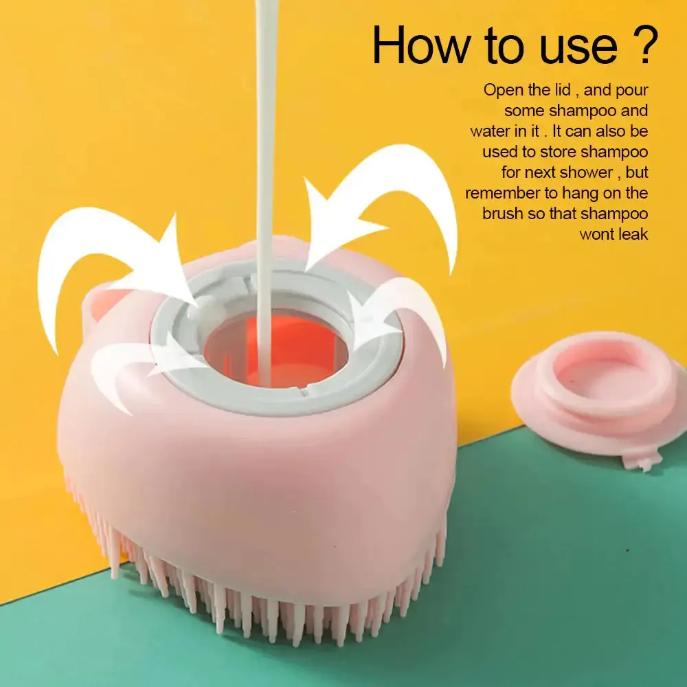 Soft Silicone Pet Bath Brush