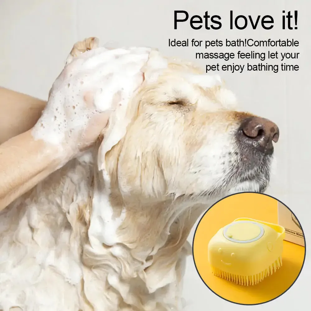 Soft Silicone Pet Bath Brush
