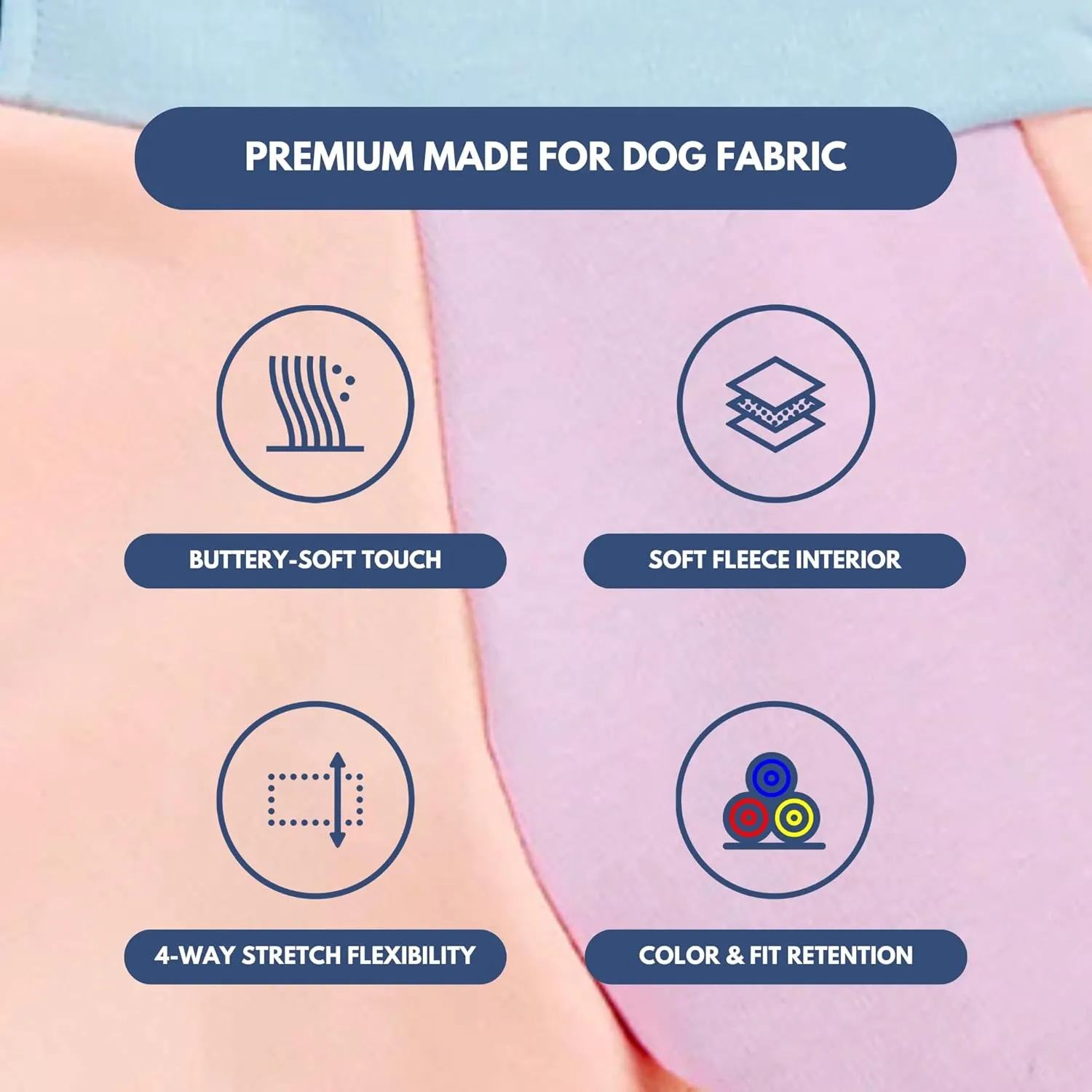 Spark Paws Dog Hoodie - Premium Quality, Buttery Soft, Superior Comfort and Fit, Calming Fleece Interior, Suitable for All Breeds - Cotton Candy - 2XL
