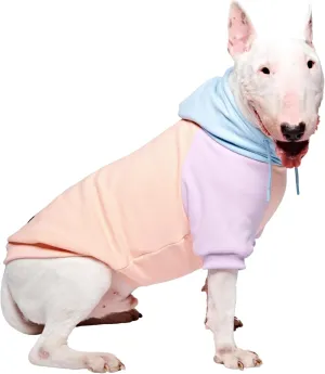 Spark Paws Dog Hoodie - Premium Quality, Buttery Soft, Superior Comfort and Fit, Calming Fleece Interior, Suitable for All Breeds - Cotton Candy - 2XL