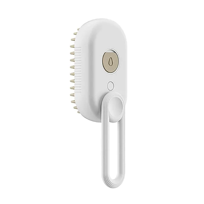 Steamy Grooming Brush With Handle
