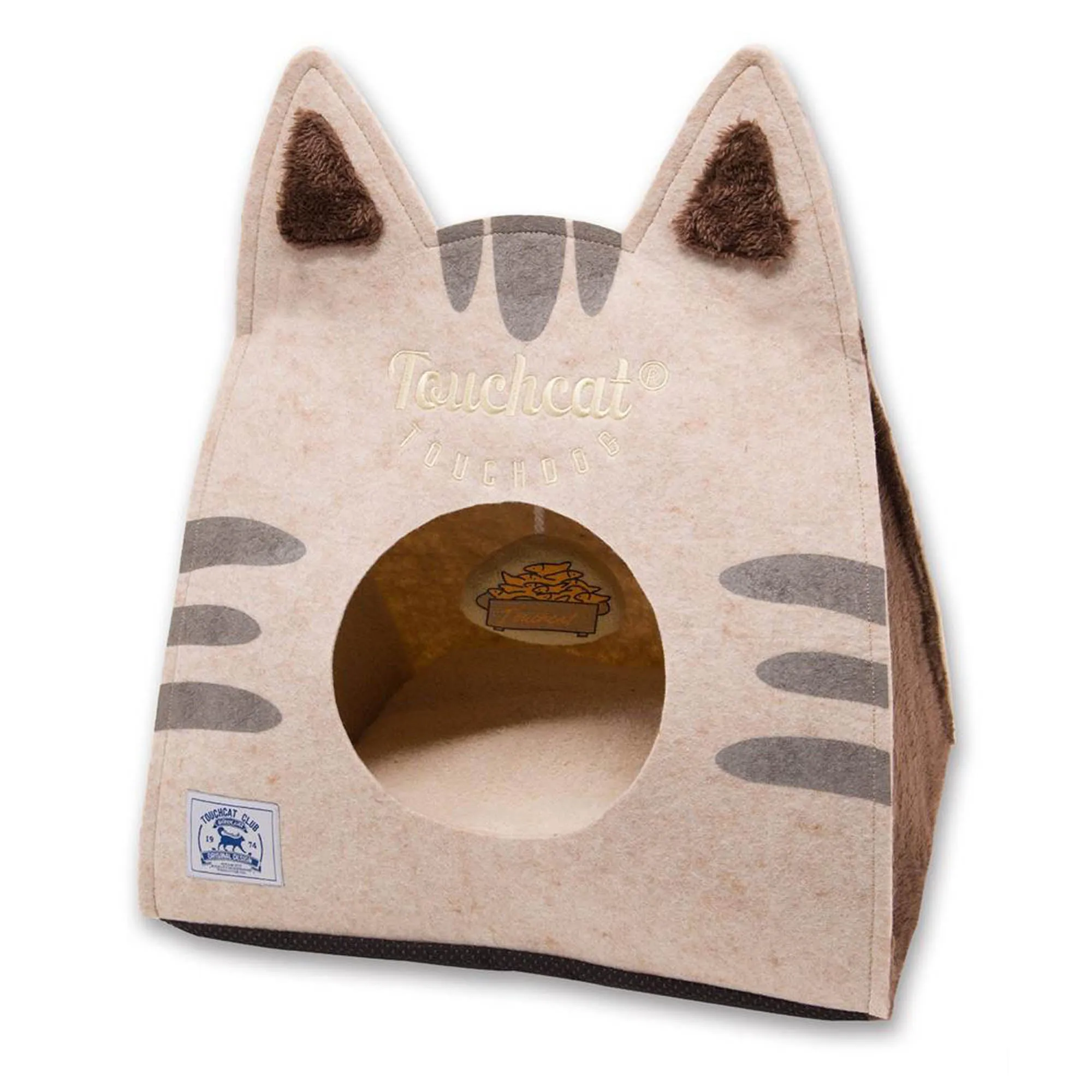 Touchcat&reg; Kitty Ears On-The-Go Collapsible Cat Bed