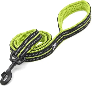 TRUE LOVE Reflective Dog Leash Puppy Walking Lead, Padded Pet Chain RopeLength 200cm Truelove TLL2111(Neon Yellow,M)