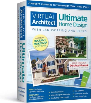 Virtual Architect Ultimate Home Design with Landscaping and Decks 8.0