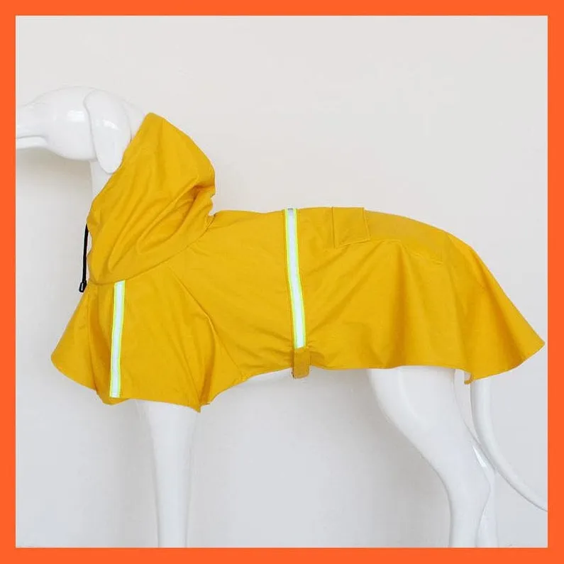 Waterproof Reflective Dog Raincoat | Pet Clothes For Rain