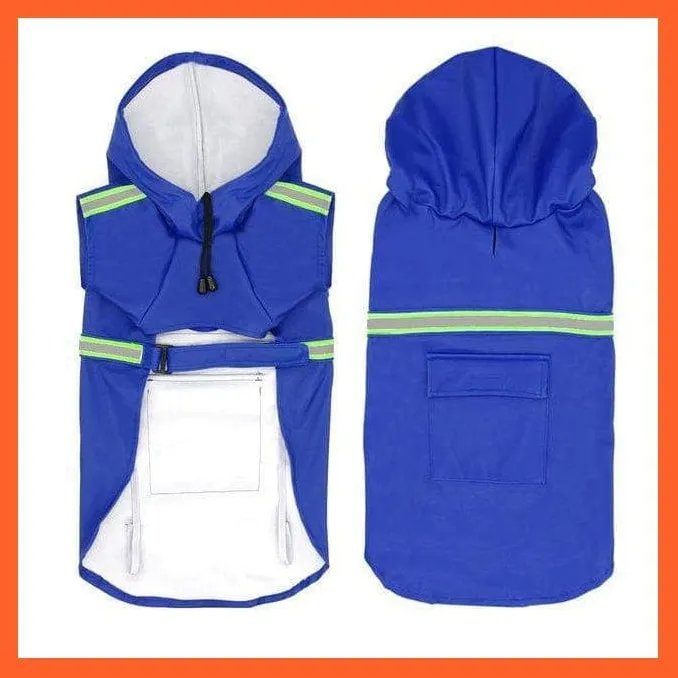Waterproof Reflective Dog Raincoat | Pet Clothes For Rain