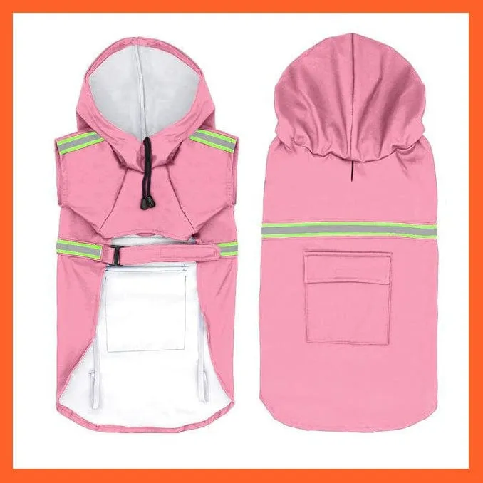 Waterproof Reflective Dog Raincoat | Pet Clothes For Rain